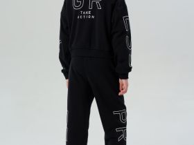 Комплект трикотажный для девочек: толстовка, брюки