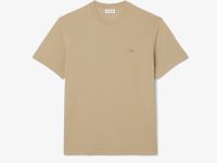 Мужская хлопковая футболка Lacoste классического кроя