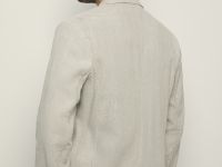 Однобортный пиджак с добавлением льна