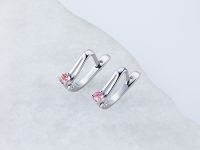 Серьги из серебра с бриллиантами э0601сг05156800