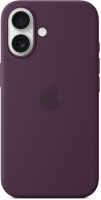 Клип-кейс Apple Silicone с MagSafe для Apple iPhone 16 Сливовый