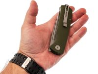 Складной нож Petrified BELUGA, сталь K110, рукоять G10 зеленый
