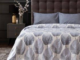 Постельное белье Модико (синие листья) I