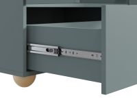Шкаф детский Тесси 2-75x181 Серо-зеленый