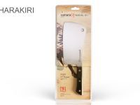 Нож-топорик кухонный для мяса Samura "HARAKIRI" (SHR-0040B) 180 мм, сталь AUS-8, рукоять ABS пластик, чёрный