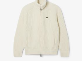 Мужской кардиган Lacoste с высоким воротом на молнии