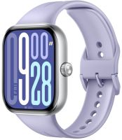 Умные часы Xiaomi REDMI Watch 5 Серебристые, с сиреневым ремешком