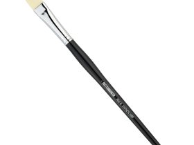 Кисть жесткая синтетика №24 плоская Sketchmarker "352" ручка короткая