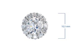 Подвеска из белого золота э4712пд11231261