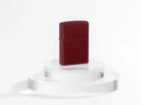 Зажигалка ZIPPO Classic с покрытием Merlot, латунь/сталь, бордовая, глянцевая, 38x13x57 мм