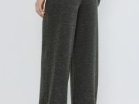 Прямые трикотажные брюки, Серый