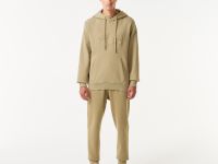 Мужское худи Lacoste свободного кроя с капюшоном