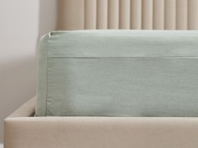 Простыня на резинке Light olive, перкаль