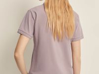 Поло приталенного силуэта с вышивкой