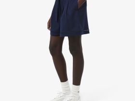 Женские шорты Lacoste из смеси льна