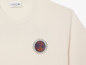 Мужская футболка Lacoste классического кроя из органического хлопка