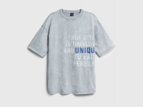 Футболка с принтом для мальчиков, Серый