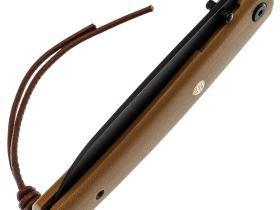 Складной нож Petrified Fish Patte, сталь 12C27, рукоять G10, tan