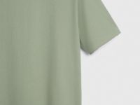 Базовая футболка с необработанным краем, Зеленый