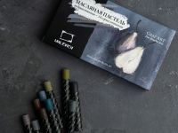 Набор масляной пастели профессиональной Малевичъ 10 шт, серые тона