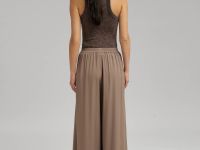 Брюки-палаццо с эластичным поясом