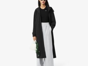 Женская облегающая хлопковая майка Lacoste