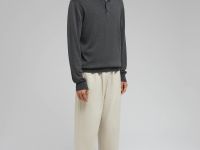 Джемпер-поло с шерстью