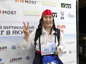 Первый вертикальный забег провели в Якутске