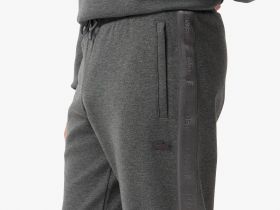 Мужские хлопковые спортивные брюки Lacoste свободного кроя