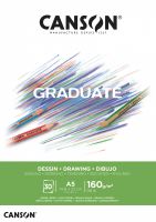 Альбом-склейка для для смешанных техник Canson "Graduate" A5 30 л 160 г
