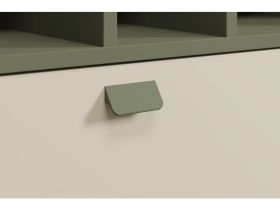 Комод Энзо 80x79 Светло-бежевый/Оливковый