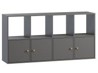 Стеллаж Кейн 1-149x75 Графитовый