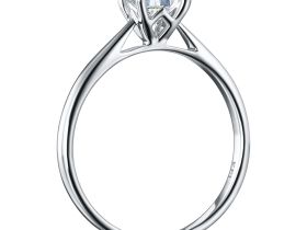 Помолвочное кольцо из белого золота э4712кц05210201_white