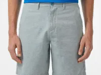 Мужские шорты Lacoste из смеси хлопка и льна