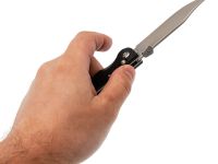 Складной нож Daggerr Pike DL, сталь 8Cr14MoV, рукоять термопластик FRN, черный