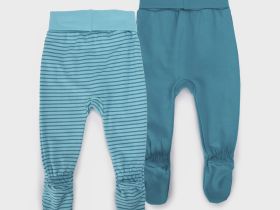 Ползунки детские трикотажные для мальчиков, 2 шт в комплекте