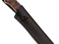 Рыбацкий нож Воронёнок, сталь M398, рукоять карельская береза