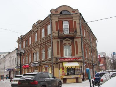 Здание, в котором  размещалась редакция газеты «Нижегородский листок», сотрудником которой с 1896 по 1904 гг. был Горький Алексей Максимович