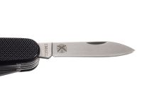 Нож перочинный Stinger 89 мм, 15 функций, черный, в блистере