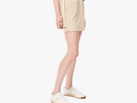 Жаккардовая юбка Lacoste с монограммой