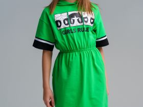 Платье трикотажное для девочек