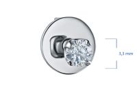 Пусеты из белого золота э4712пс04152900