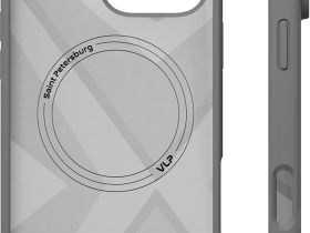 Клип-кейс VLP Aster для Apple iPhone 16 Pro с MagSafe Серый