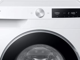 Сушильная машина Samsung с интеллектуальной стиркой, 9 кг, DV6000T белый