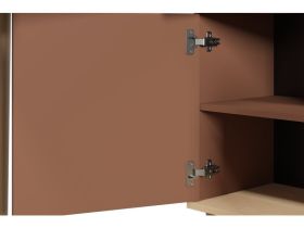 Стол-тумба Элвуд 267x78 Терракотовый