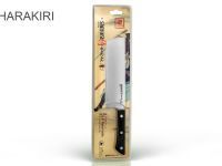 Нож кухонный овощной накири Samura "HARAKIRI" (SHR-0043B) 170 мм, сталь AUS-8, рукоять ABS пластик, чёрный