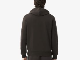 Мужское худи Lacoste классического кроя с флисом