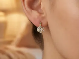 Серьги из желтого золота э0312сг10170800