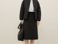 Прямая утепленная юбка