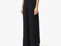 Женские высокие прямые брюки Lacoste свободного кроя